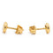 Boucles d'oreilles Boucles d'oreilles Puces Or jaune Diamant 58 Facettes 2294370CN
