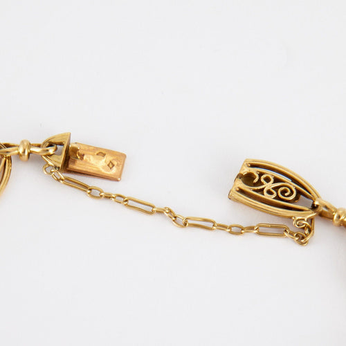 Bracelet Bracelet or jaune motifs filigranés 58 Facettes P8L14