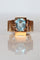 Bague 54 Bague TANK aigue-marine 58 Facettes 542