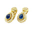 Boucles d'oreilles ADLER - boucles d’oreilles or jaune, saphirs et diamants 58 Facettes
