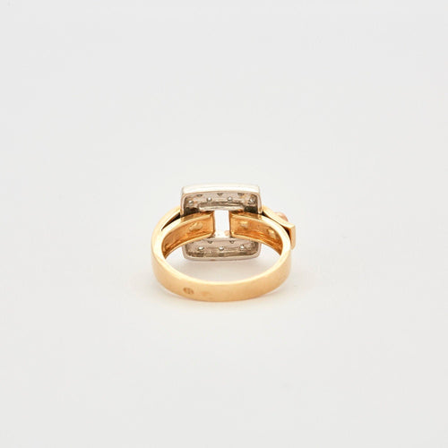 Bague 55 Bague 2 ors boucle Diamants 58 Facettes