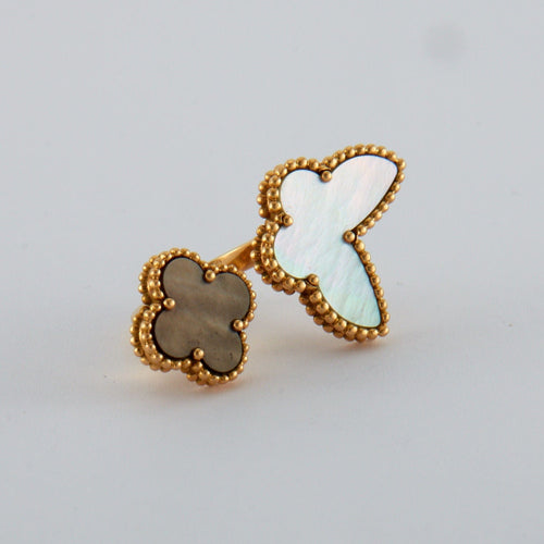 Bague 50 VAN CLEEF & ARPELS - Bague Lucky Alhambra Nacre 58 Facettes
