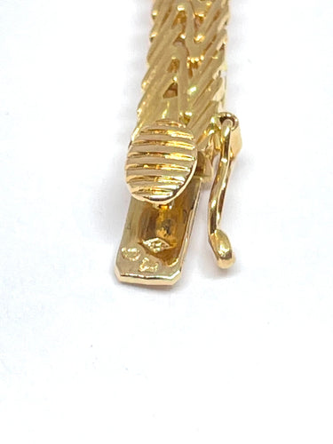 Collier Collier ruban en or jaune rubis et diamants 58 Facettes