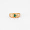 Bague Bague jonc Emeraude & Diamant 58 Facettes