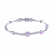 Bracelet Bracelet Saphirs roses 58 Facettes