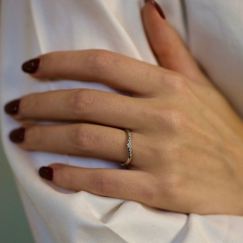 Bague 49 Tiffany & Co - Alliance Elsa Peretti Platine & Diamants 58 Facettes