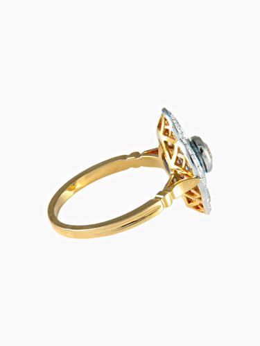 Bague 52 Bague Saphirs et Diamants 58 Facettes