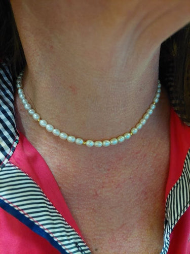Collier Collier Perles de rivière 58 Facettes 074021