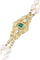 Collier COLLIER DE PERLES 2 RANGS ÉMERAUDE 58 Facettes 068421