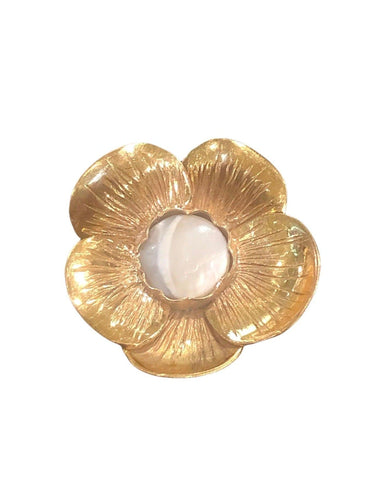 Bague 57 Bague fleur nacre 58 Facettes