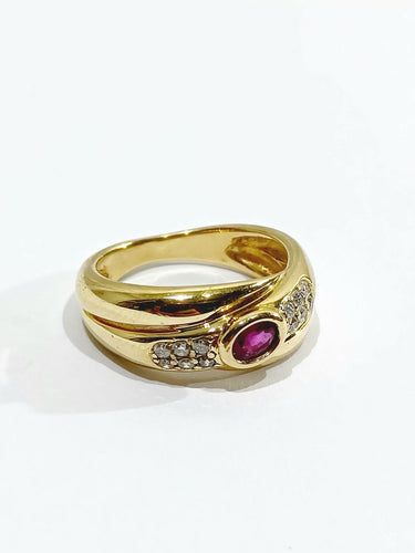 Bague 51 Bague Diamants et Rubis 58 Facettes 3108/1