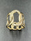 Bague 51 POMELLATO. Collection Brera, bague or rose 18K et diamants cognac 58 Facettes