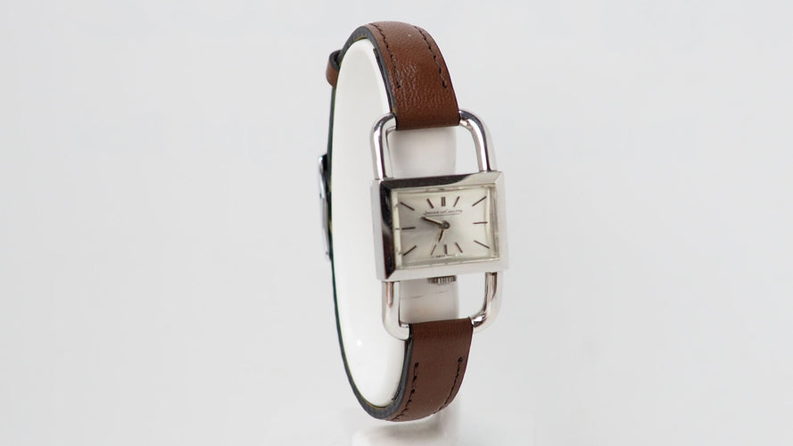 Montre Montre Jaeger LeCoultre Etrier acier 58 Facettes 31863
