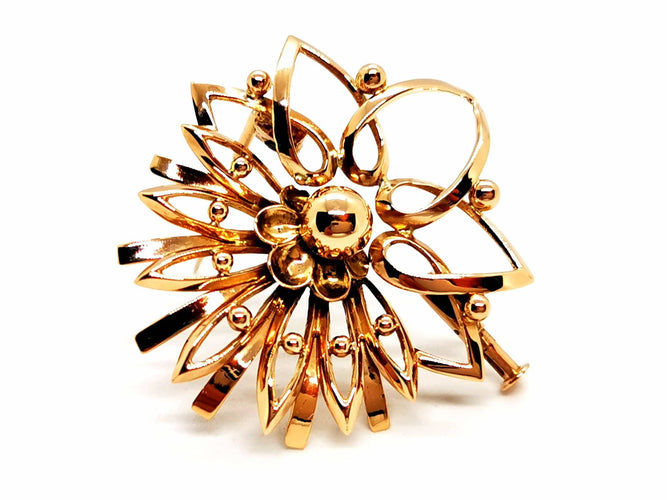 Broche Broche Fleur Or jaune 58 Facettes 1599636CN