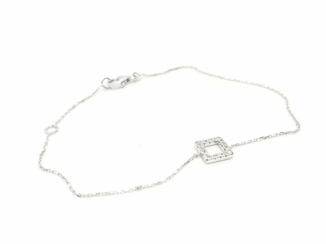 Bracelet Bracelet Graphique Or blanc Diamant 58 Facettes 579172RV