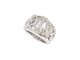 Bague 57 bague CHRISTIAN DIOR logo sertie de 50 diamants or blanc 18k 58 Facettes 253442