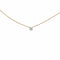 Collier Collier solitaire, or jaune et blanc. 58 Facettes 31949