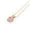 Collier Isabelle Langlois Collier Pendentif Pavé de Paris Or rose Améthyste 58 Facettes 2555962CN