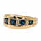 Bague 54 Bague Bandeau Or jaune Saphir 58 Facettes 2622333CN