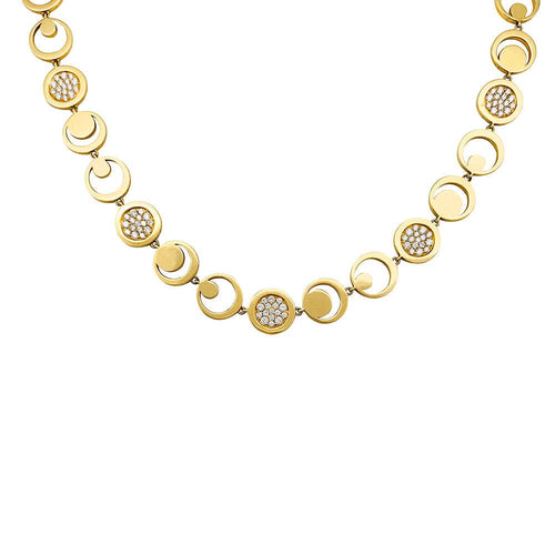 Collier Collier Fred "Moon Light" en or jaune, diamants. 58 Facettes 31689