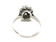 Bague 60 Bague Fleur Or blanc Saphir 58 Facettes 1638626CN