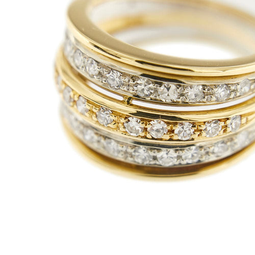 Bague 53 Bague diamants deux ors 58 Facettes 32987