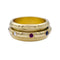 Bague 55 Bague Piaget, "Possession", or jaune, pierres de couleur. 58 Facettes 32340
