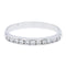 Bague 51 Bague Alliance Or blanc Diamant 58 Facettes 2283246CN