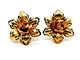 Boucles d'oreilles Boucles d'oreilles Fleur Or jaune Diamant 58 Facettes 1186469CN