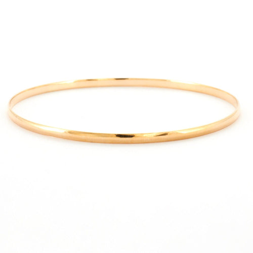 Bracelet Bracelet demi-jonc plat or jaune 58 Facettes