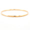 Bracelet Bracelet demi-jonc plat or jaune 58 Facettes