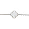 Collier Sautoir Van Cleef & Arpels, "Magic Alhambra", en or blanc, calcédoine et nacre. 58 Facettes 31454