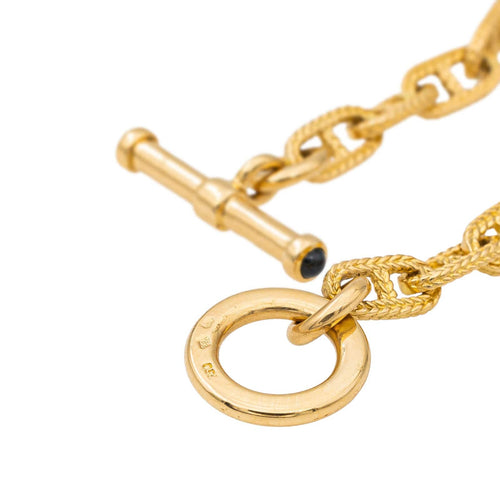Bracelet Caplain Saint André Bracelet Maille marine Or jaune Saphir 58 Facettes 2826747CN