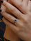 Bague Bague marguerite vintage saphir ovale diamants 58 Facettes J23