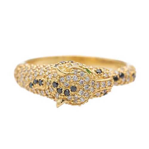 Bague 51 Bague Panthère Or jaune Diamant 58 Facettes 2737222CN