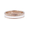 Bague 51 Bague Boucheron, "Alliance Quatre White Edition", céramique, or rose. 58 Facettes 32948