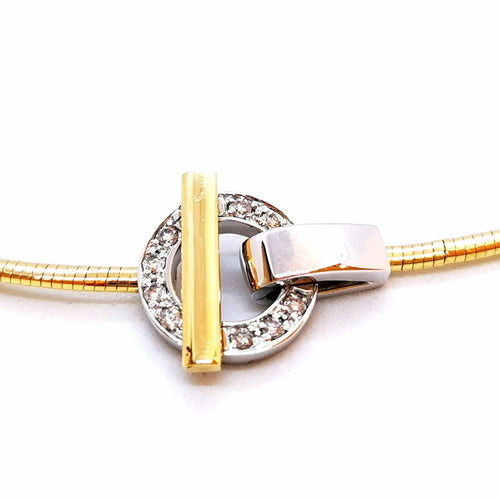 Pendentif Guy Laroche Collier Or jaune Diamant 58 Facettes 2031684CN