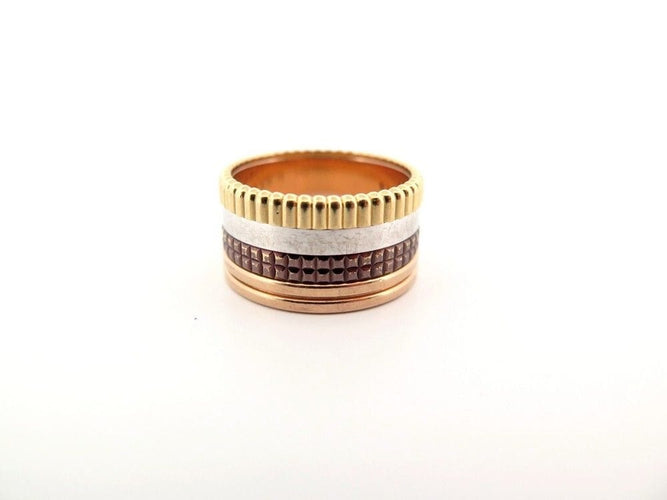 Bague 58 bague BOUCHERON quatre classique large jrg00257 58 or rose 18k 58 Facettes 253028