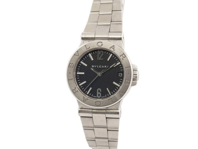 Montre montre BULGARI diagono dg29s 29 mm quartz classique acier 58 Facettes 252078