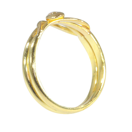 Bague 54 Bague serpent années 1900 58 Facettes 23167-0367