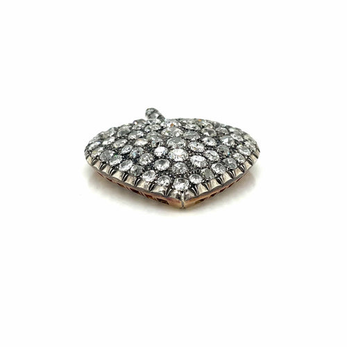 Pendentif Pendentif Coeur Diamant Or Argent 58 Facettes