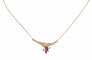 Collier COLLIER OR & RUBIS 58 Facettes BO/220063 NSS