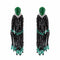Boucles d'oreilles Boucles d'oreilles jades diamants et agates 58 Facettes 22-191