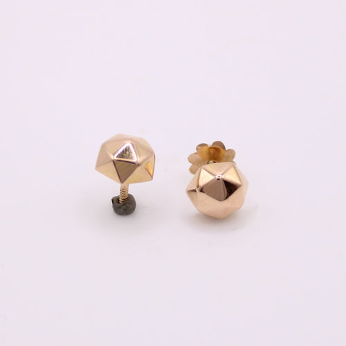 Boucles d'oreilles Boucles d’oreilles clous en or 58 Facettes