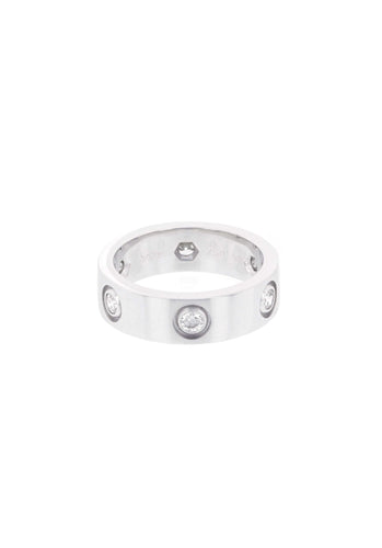 Bague 50 Bague CARTIER Love 6 Diamants en Or Blanc 750/1000 58 Facettes 61021-56822