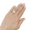 Bague 52 Bague bandeau, or jaune, diamants. 58 Facettes 32743