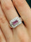 Bague Bague Saphir rose et Diamants 58 Facettes HS2781