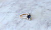 Bague Bague Marguerite Belle Epoque saphir & diamants 58 Facettes