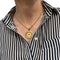 Collier Collier Bulgari, "Tondo", or jaune et acier. 58 Facettes 30972