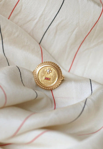 Bague AUGIS  - Bague d'amour vintage 58 Facettes